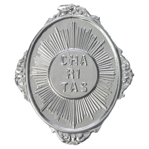 Confraternity Medal, "Charitas" with halo of rays 1