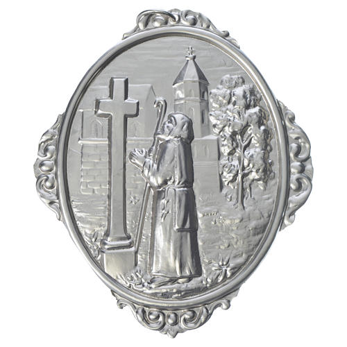 Confraternity Medal, Saint Francis of Sales praying 1