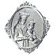 Medaglione per confraternita Madonna e bambin Gesù