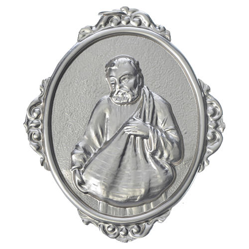 Medaglione confraternite San Felice ottone 1