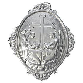Médailles confréries et associations: Médaille de confrérie laiton Anges avec croix
