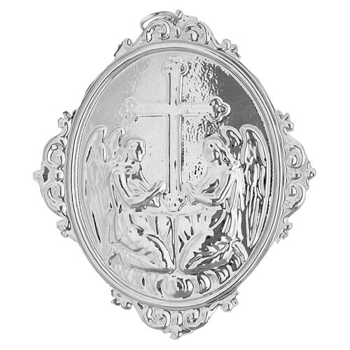 Médaille de confrérie laiton Anges avec croix 4