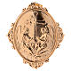 Medaglione per confraternite Angeli con croce ottone