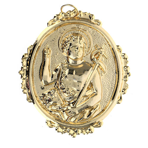 Médaille de confrérie laiton Saint Jean-Baptiste 1