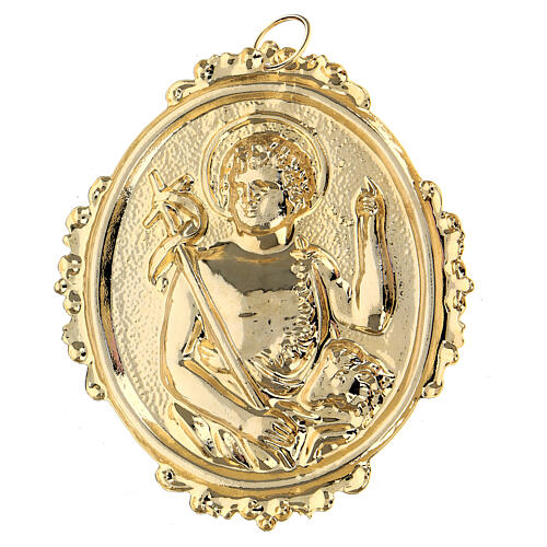 Médaille de confrérie laiton Saint Jean-Baptiste 3