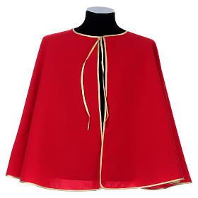 Confraternity cape bordered with gold bias