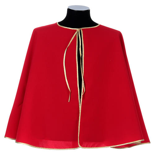 Confraternity cape bordered with gold bias 1