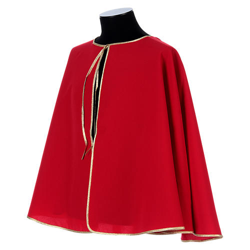 Confraternity cape bordered with gold bias 2