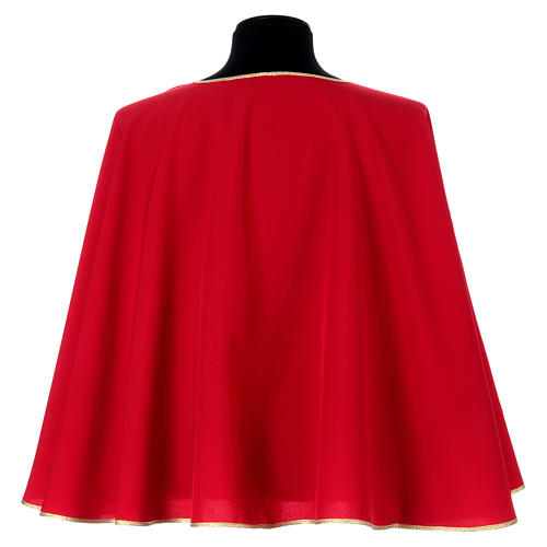 Confraternity cape bordered with gold bias 3
