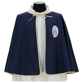 Brotherhood cape 100% blue polyester with gold border