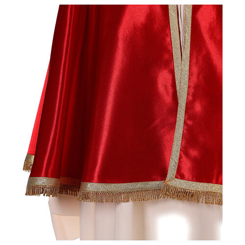 Confraternity cape, 100% polyester, red satin 2