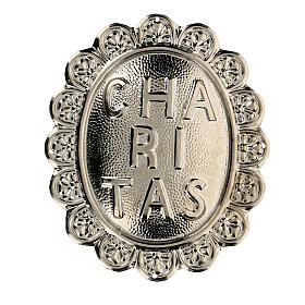 Medalhão em metal para irmandade Charitas