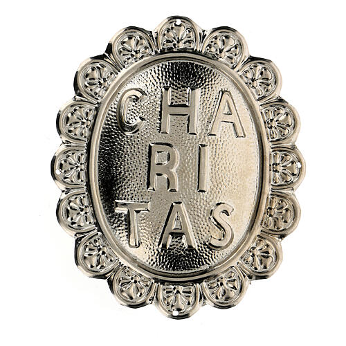Metal medallion for Caritas confraternity | online sales on HOLYART.com