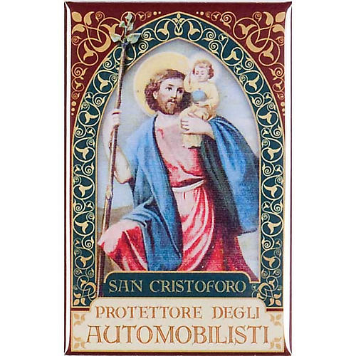 Saint Cristoforo badge, gold 1