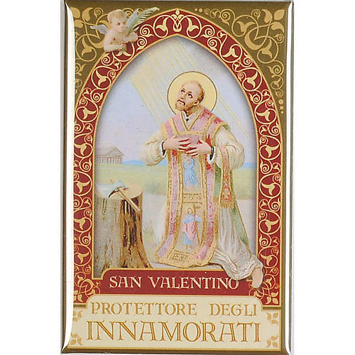 Saint Valentine badge, gold 1