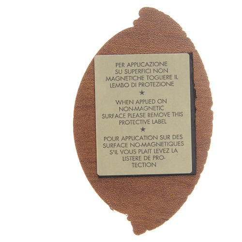 STOCK Imán Ovalado Jubileo Papa Francisco 8 x 5,5 cm 2
