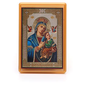 Magnet plexiglass russian Our Lady of Perpetual Help 10x7cm