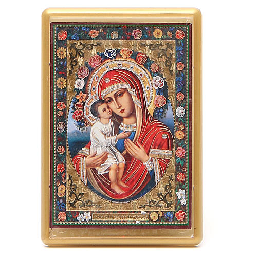 Magnet Virgin Mary Zhirovitskaya in plexiglass, 10x7cm 1