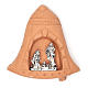 Magnet Bell terracotta Nativity s1