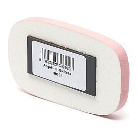 Magnete in legno Angelo di Dio Rosa s2