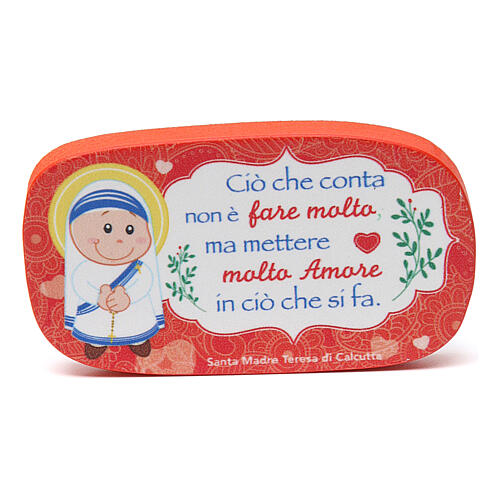 Mother Teresa of Calcutta wooden magnet 1