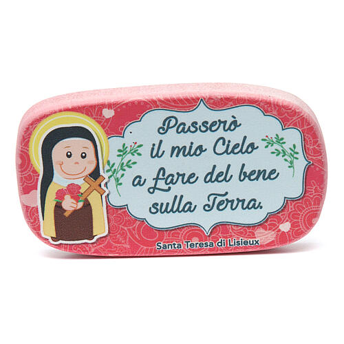 St Therese of Lisieux wooden magnet 1