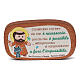 St Francis of Assisi wooden magnet s1