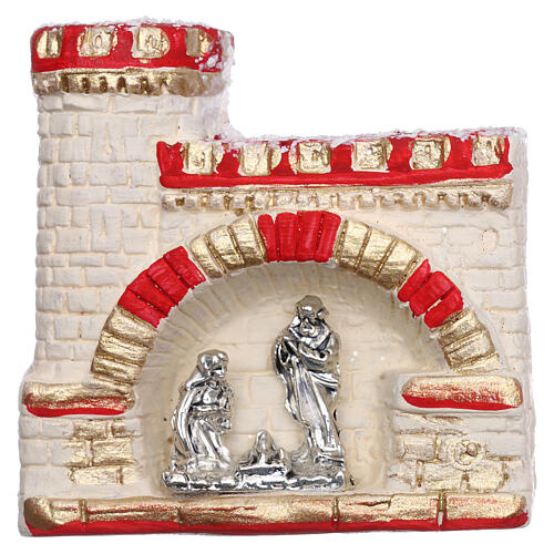 Magnes zamek scena narodzin Jezusa, terakota z Deruty 1