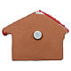 Colorful house with Nativity Deruta terracotta magnet s3