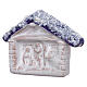 Deruta terracotta magnet hut with Nativity s2