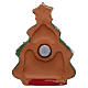 Magnet with tree and Nativity Scene in Deruta terracotta s3