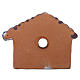 Magnet hut with blue roof and Nativity Scene in Deruta terracotta s3