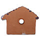 Magnet hut with blue roof and Nativity terracotta of Deruta s3