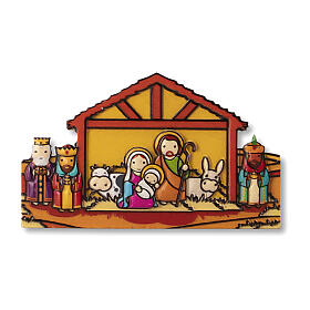 Christmas Magnet Nativity Magi prayer Come Baby Jesus