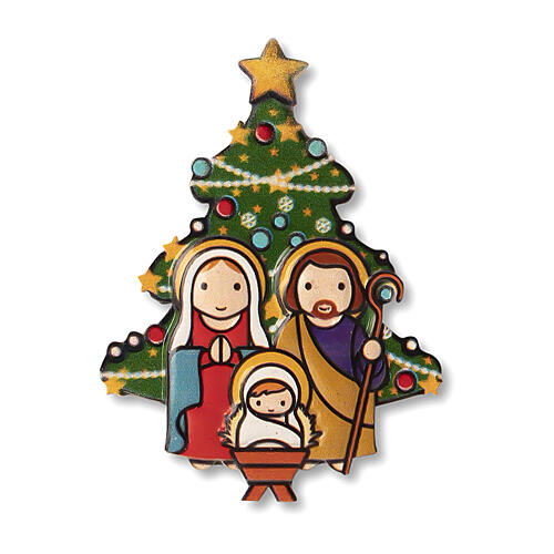 Christmas Tree Magnet Nativity prayer every time you smile 1