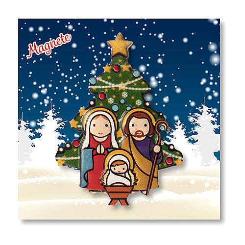 Christmas Tree Magnet Nativity prayer every time you smile 3