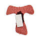 Tau magnet 2.5x2 cm red leather s2