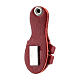 Franciscan sandal magnet red real leather 3 cm s3