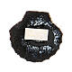 St. James shell magnet black leather 2 cm s2