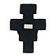 St. Francis cross midnight blue real leather magnet s2