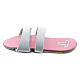 Franciscan sandal magnet pink sole Tau 2 1/2 in real leather s1