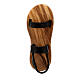 Olivewood sandal-shaped magnet 7x3 cm s1