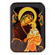 Our Lady of Perpetual Help, magnet of 4 in, wood s1