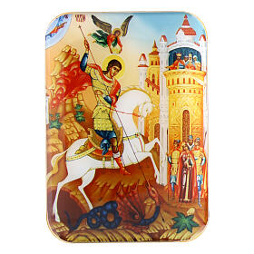 Magnet Saint George and the dragon 10 cm