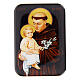 Wooden magnet of St. Anthony of Padua, 4 in s1