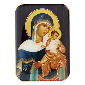 Wooden magnet of the Konevskaya Mother of God, 4 in