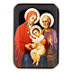 Holy Family wooden magnet 10 cm s1