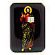 Magnete in legno con figura intera di Cristo Pantocratore 10 cm s1