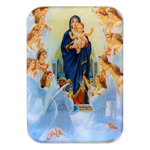 Wooden magnet Presveta Bogorodica Mother of God 10 cm 1