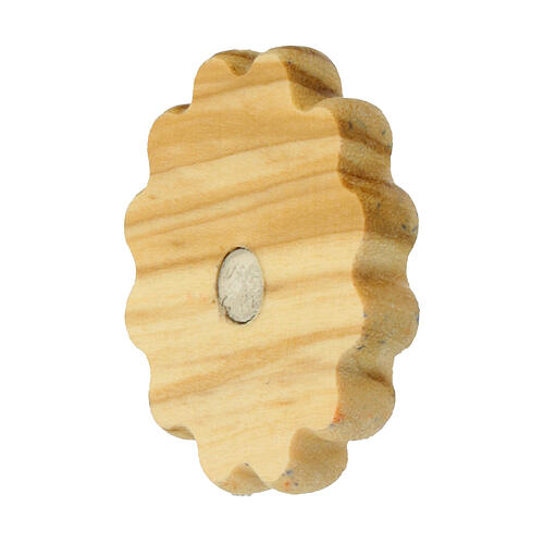 weißer Magnet Sonnenförmig Carlo Acutis  3x4 cm 2